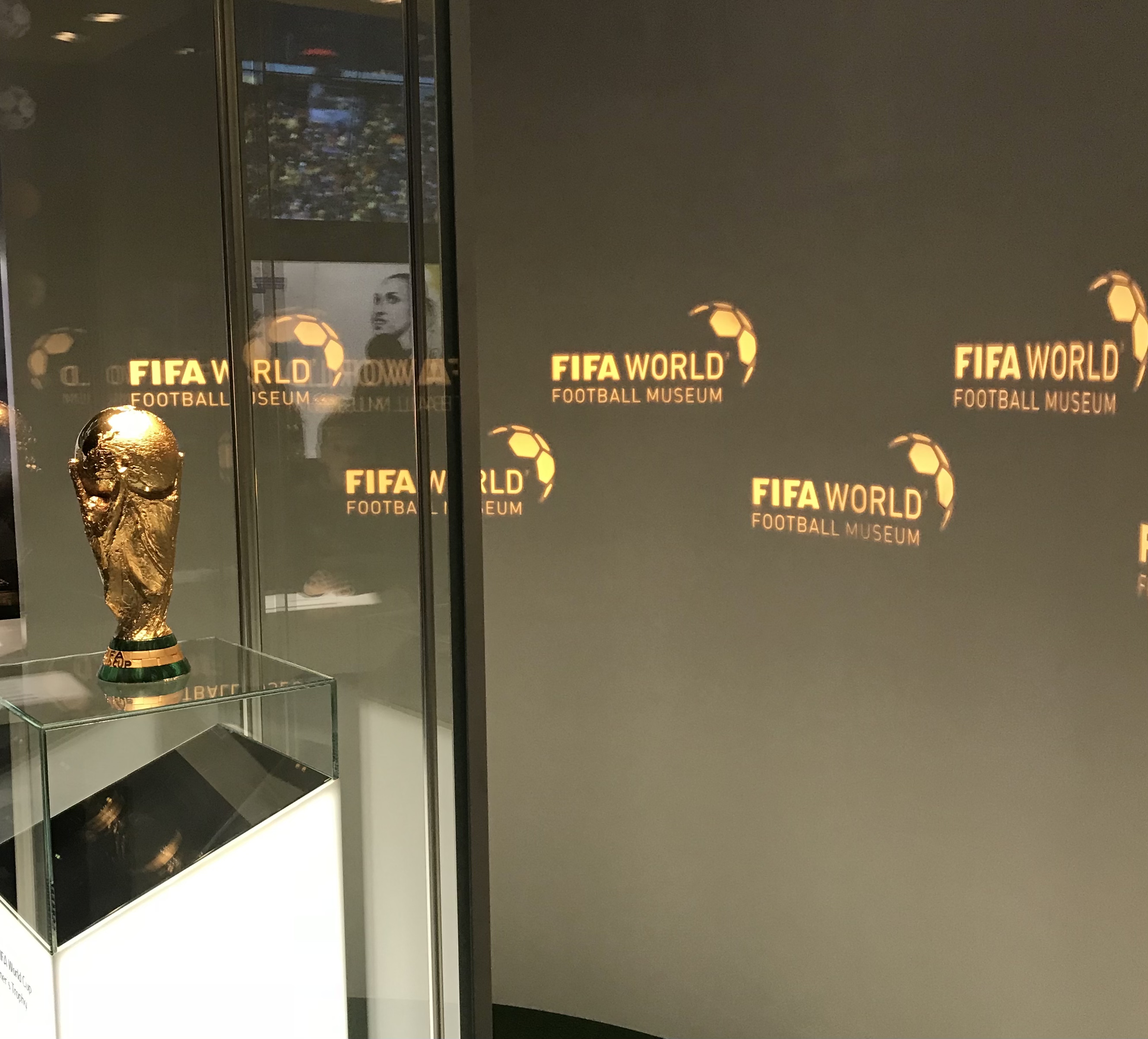 FIFA World Cup trophy display
